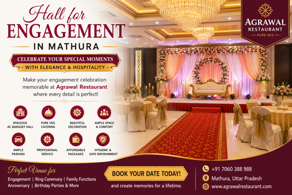 Hall for Engagement in Mathura