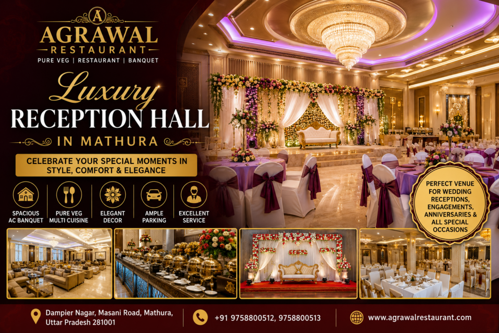Luxury Reception Hall in Mathura